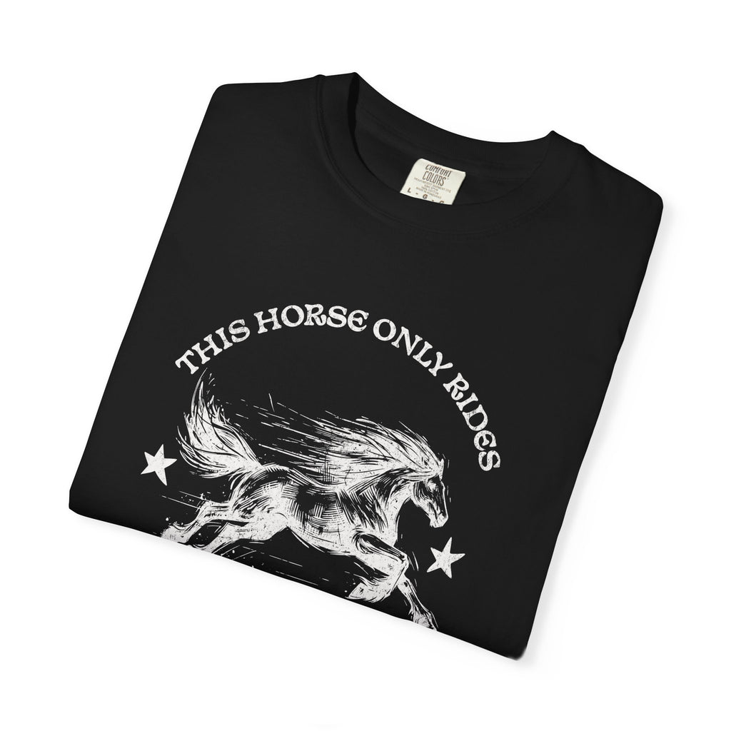 This Horse Rides for One Man