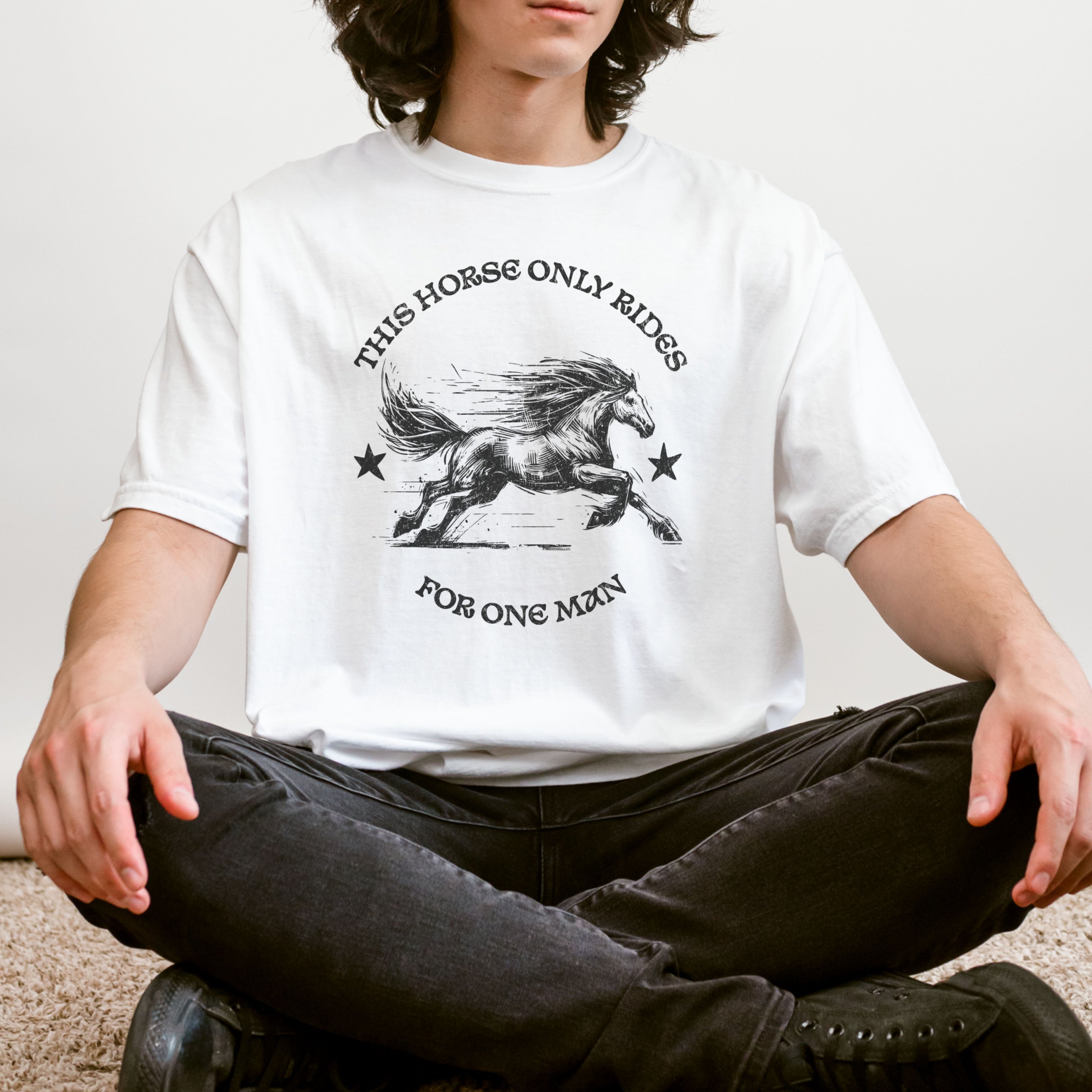 This Horse Rides for One Man