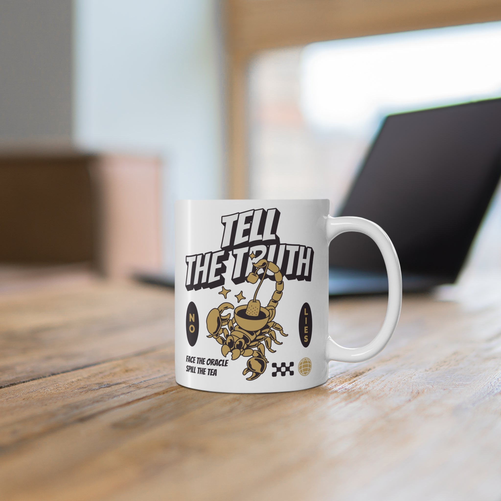 Play the Game with the Oracle Mug